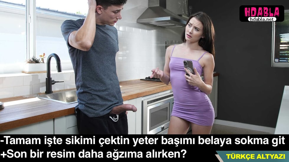 Başıboş sarhoş ablasının bilinçsizliğinden yararlanıyor.